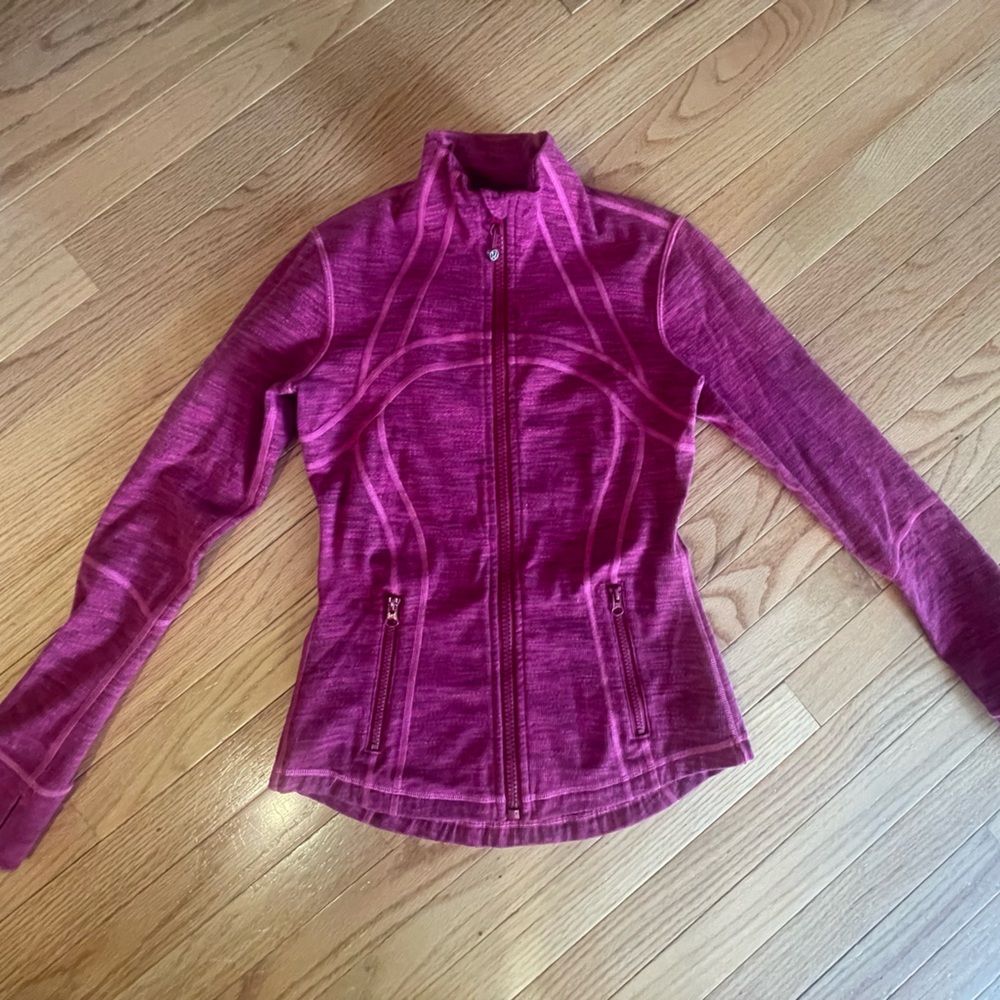 Lululemon magenta define jacket. Size 4